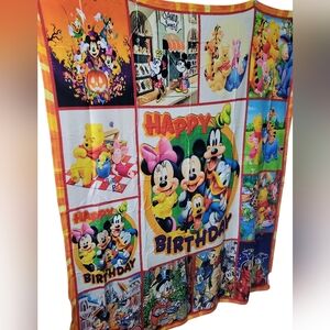Disney's Minnie,Mickey And Friends Colorful Character Celebration Blanket